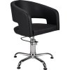 FOTEL ZOE 01 P-7/STOPKI CZARNE (48H)